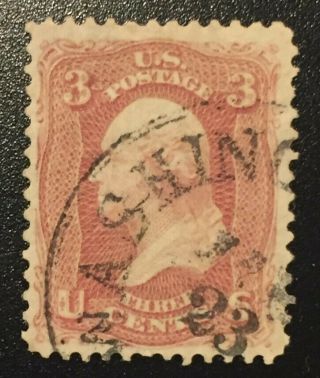 us stamps 19th century lot SC ' s 63,  65,  146 & 158 2