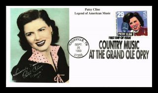 Dr Jim Stamps Us Patsy Cline American Music Legend First Day Cover Nashville