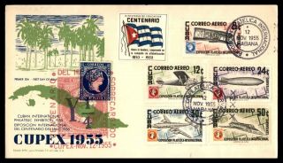 Mayfairstamps Habana 1955 International Philatelic Exhibition First Day Cover Ww