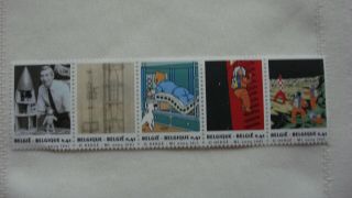 Tintin - 5 Stamps - 5 Timbres - Belgian Po / Poste Belge - 4003 - 2