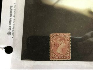Falkland Island Stamp Scott 1 Scv 500.  00 Bb5734