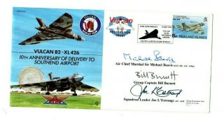 1996 Avro Vulcan B2 - Xl426 Delivery To Southend Airport - Signed Beavis,  2 Others