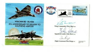 1996 Avro Vulcan B2 - Xl426 Delivery To Southend Airport - Signed West,  2 Others