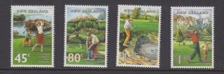 Zealand 1995 45c - $1.  80 Golf Set Sg1861/4 Cat £5,  Muh (4)