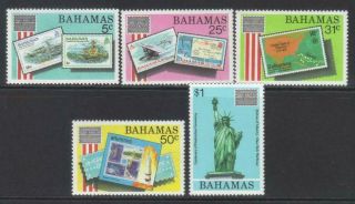 Bahamas 1986 Ameripex Mnh Set Of 5