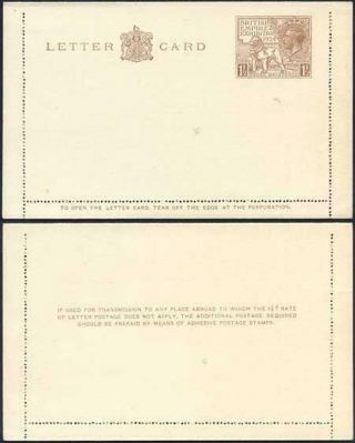 Lcp10 Kgv 1 1/2d Empire Exhibition Letter Card Stamp L18 Format Lf2a