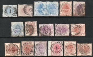 Orange State Stamps Collected For Numeral Cancels