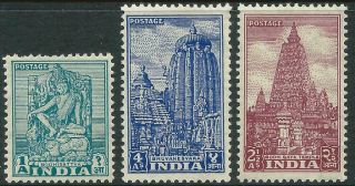 India - 1950 Kgvi Set To 4a 