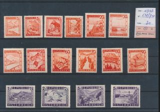 Lk61301 Austria 1948 Definitives Fine Lot Mh Cv 30 Eur