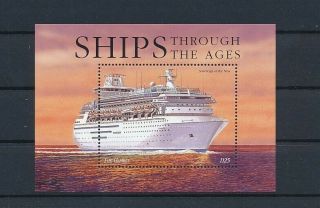 D005032 Ships Through The Ages Sovereign Of The Seas S/s Mnh Gambia