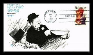 Dr Jim Stamps Us W C Fields Performing Arts Tudor House First Day Cover