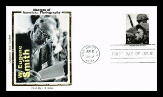 Dr Jim Stamps Us W Eugene Smith Colorano Silk Fdc Cover San Diego