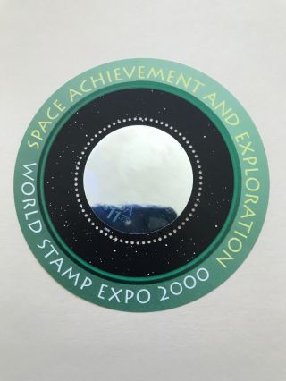 Us Scott 3412 $11.  75 Space Achievement Souvenir Sheet Express Mail 2000 Mnh