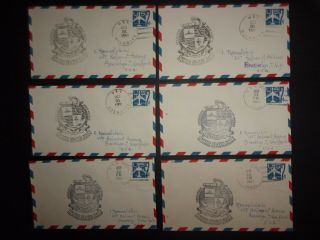 20 US Operation Deep Freeze Navy covers USS Wilhoite Byrd 1960 - 1961 ID 1355 2