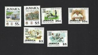 Jamaica Sc 692 - 3,  702 - 5 (1988) Complete Mnh