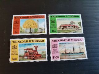 Trinidad And Tobago 1980 Sg 555 - 558 Cent Of Princes Town Mnh (v)