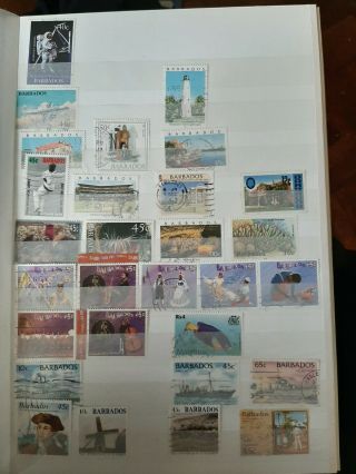 29 X Barbados Stamps Mixed Conditions And Years