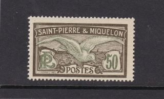 St Pierre And Miquelon 1909 25c Fine Sg91