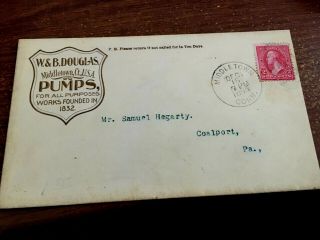 Middletown Envelope Ct Conn W & B Douglas Mfg Pumps 1895