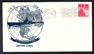 Wwii Submarine Uss Dorado Ss - 248 Commissioning Naval Cover (9594)