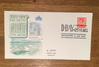 First Day Cover - 25th Anniversary Of The Allied Landings In Normandy - D - Day
