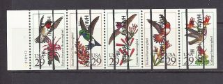 Hawaii Precancels: Hummingbirds Booklet Pane (2646a)