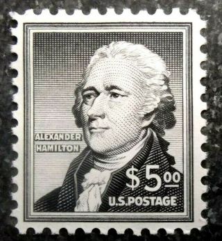 Buffalo Stamps: Scott 1053,  $5 Hamilton,  Nh/og & Vf,  Cv = $55