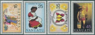 Vanuatu 1981 Sg322 - 325 Christmas Set Mnh