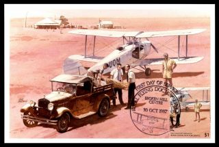 Mayfairstamps Australia 1989 Royal Flying Doctor Service Post Card Wwb93741