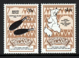 Norfolk Island 1993 Cultural Contact With Zealand,  Bicentenary