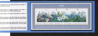 Zealand 1990 World Stamp Exhibition Inmperf Orchids Min Sheet