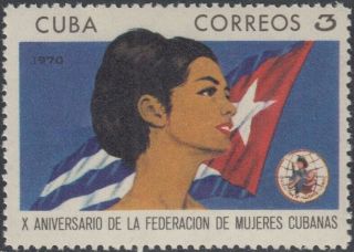 1970.  51 Spain Antilles Mnh 1970 X Aniv Federacion Mujeres Woman Fmc