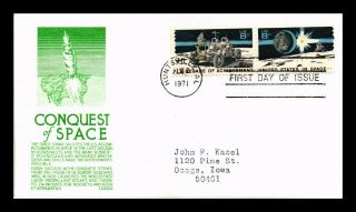 Dr Jim Stamps Us Conquest Of Space Cs Anderson Fdc Combo Cover