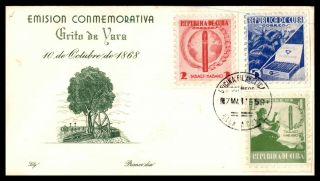 Mayfairstamps Habana 1959 Grito De Vara Combo Fdc First Day Cover Wwb61603