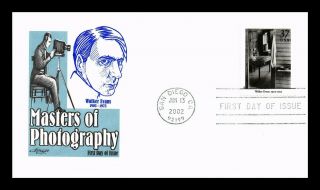 Dr Jim Stamps Us Masters Of Photography Walker Evans Fdc Cover San Diego