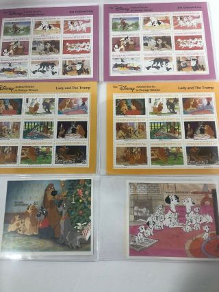 Thematic Disney Stamps Mnh Many (certificate Authenticity For All)