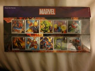 Royal Mail Stamp Presentation Pack 568 Marvel Avengers Collectable