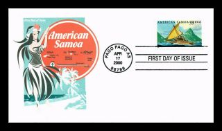 Dr Jim Stamps Us American Samoa First Day Cover Pago Pago Artmaster