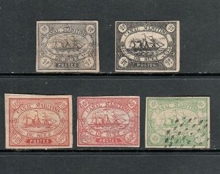 19th C.  Suez Canal Stamps Not Verified