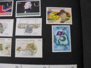 Cocos Islands Stamp Sets Never Hinged Lot B 4