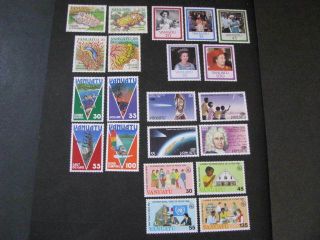 Vanuatu Stamp Sets Never Hinged Lot D
