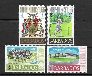 Barbados 1966 Independance Mnh Set S.  G.  356 - 359
