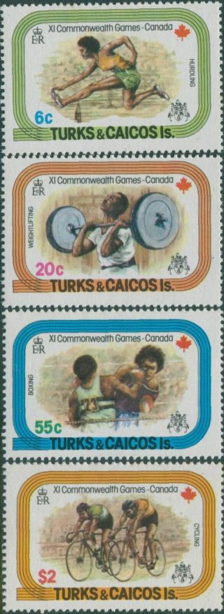Turks And Caicos Islands 1978 Sg509 - 512 Games Set Mnh