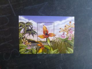 2004 Dominica Orchids Of Dominica Stamp Mini Sheet Mnh