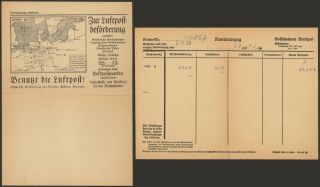Germany 1935 - Post Office Document Stuttgart 30512/2