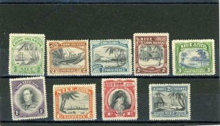 Niue 1935 Scott 77 - 85 Lh