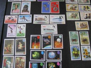 Dominica Stamp 8 Sets Never Hinged Lot B