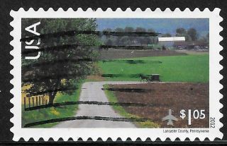 U.  S.  Scott C150 $1.  05 Lancaster County Airmail Stamp Xf