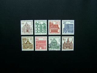 German Stamps 1964 Year West Berlin Complete Set,  Scott 9n215 - 9n222.  Mnh