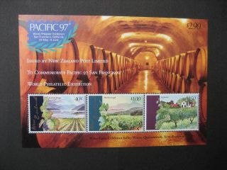 Zealand Nhm Miniature Sheet - 1997 Pacific Stamp Exhibition Sg Ms 2081